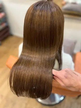 ロング ⚪️髪質改善 縮毛 店長 コウ⚪️のヘアスタイル