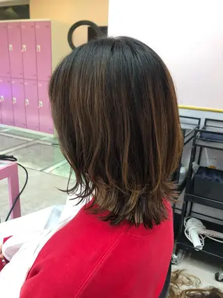 ミディアム ヘアアレンジ SALOWIN横浜所属・𓍯韓国style/ 髪質改善𓍯中村和希のヘアスタイル