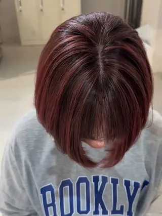 カラー 本町/新町/心斎橋 透明感カラーSANCのヘアスタイル