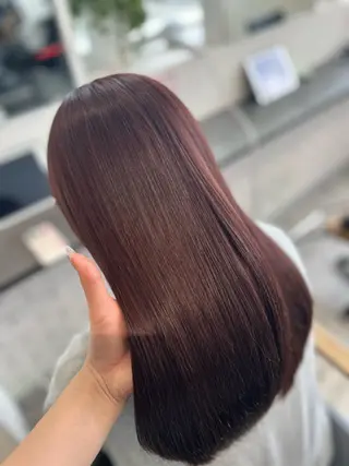 セミロング ブリーチ/ベージュ /レイヤー/ひよりのヘアスタイル