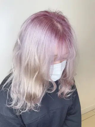 ロング レイヤー/ハッシュ 渋谷/サッタのヘアスタイル