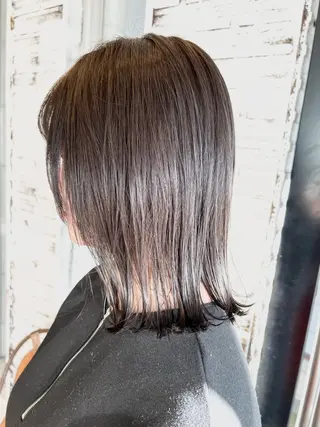 ミディアム カラー IKU ミニボブ名古屋のヘアスタイル