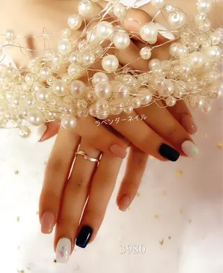 ネイル ラベンダー💖日暮里 ルル💖ネイルのネイルデザイン