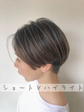 ショート カラー 似合わせ専門美容師 なかじまのヘアスタイル