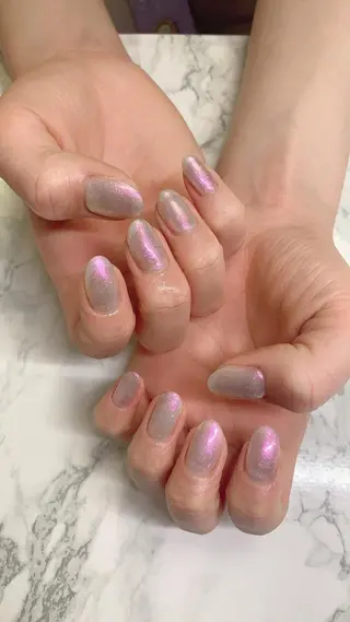 ネイル はな💎ネイル ワンホン、長さ出しのネイルデザイン