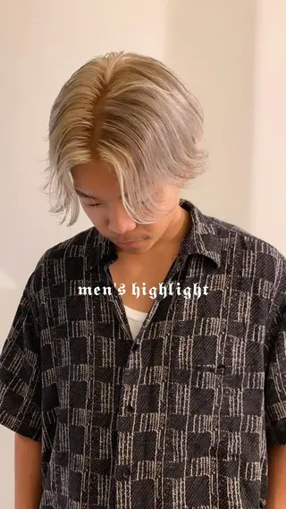 メンズ 落合希 Olivebeigeのヘアスタイル