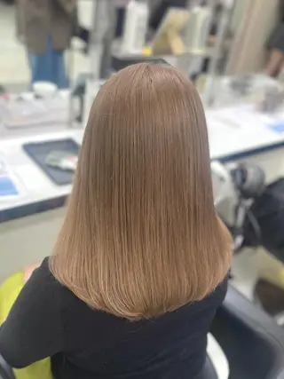 カラー 透明感ヘア/ベージュ 🩶shiho🩶のヘアスタイル