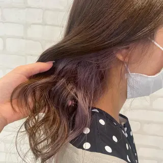 セミロング カラー パーマ ヘアアレンジ ノンダメージサロンBonheur銀座並木通り店所属・ULTOWA/銀座 ERIのヘアスタイル