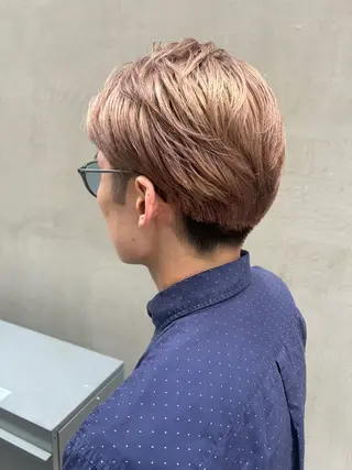 カラー tokute 片岡心🐥のヘアスタイル