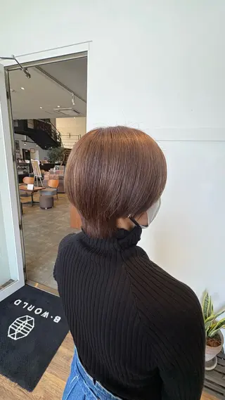 ショート カラー 高橋 乙葉のヘアスタイル