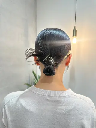 ヘアアレンジ 濱崎 璃乃/ルプラボウのヘアスタイル