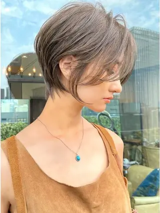 ショート カラー Salowin銀座suite店所属・美髪縮毛矯正/髪質 改善カラー/寺倉海人のヘアスタイル