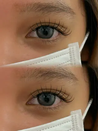 マツエク・マツパ CHIBA🦋パーマ ナチュラル美眉のマツエク・マツパデザイン