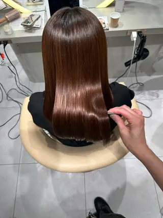 セミロング カラー 《髪質改善✖️オリー ブ🧸》小嶋拓也のヘアスタイル