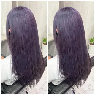 ロング 🦋ハイトーン🦋 石山 希理🦋のヘアスタイル