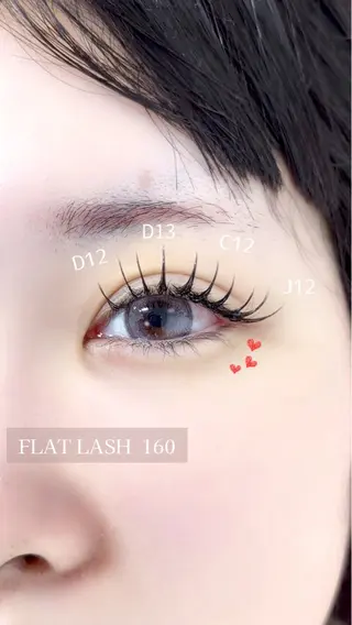 マツエク・マツパ mil❤︎ Kahoのマツエク・マツパデザイン