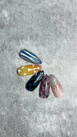 ネイル Lino𓂃⟡.· Chizuruのネイルデザイン