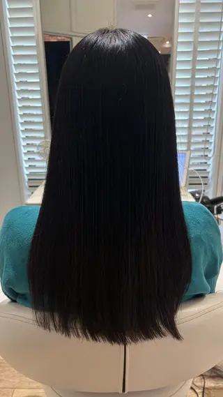 ミディアム カラー ♣️似合わせカット 艶髪カラーYUUGAのヘアスタイル