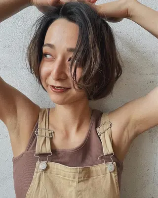 ショート カラー 🎀プルエクステ みまひかる🎀のヘアスタイル