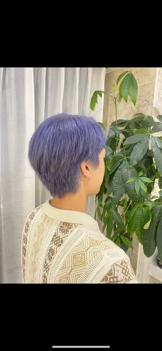 カラー メンズ 田澤 史悠のヘアスタイル