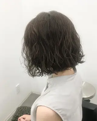 ショート カラー パーマ KEPKA ヤマグチ 天神 今泉のヘアスタイル