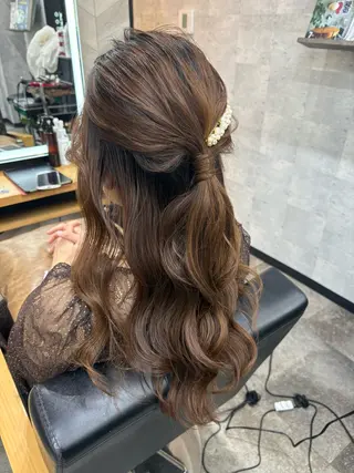 ロング ヘアアレンジ SHANTi 飯塚 ヘアセット/髪質改善のヘアスタイル