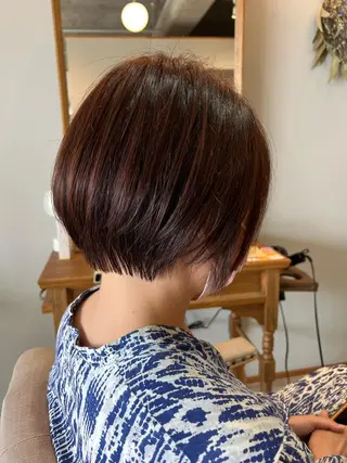 ショート ぱつボブ/ ショート/YUKIのヘアスタイル