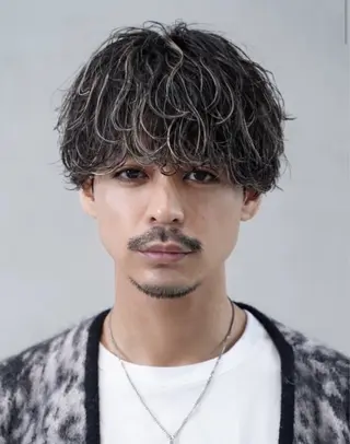 パーマ メンズ 👑メンズパーマ屋 👑/栄/馬場斗生のヘアスタイル