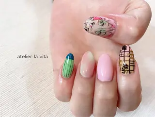 ネイル atelier la vita所属・lavita. mimuraのネイルデザイン