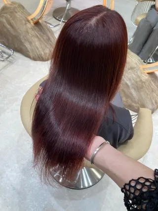 セミロング 🩵縮毛矯正・ボブ 岩原朋也🩵のヘアスタイル