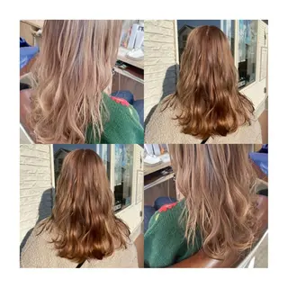 ロング カラー ダブルカラー🎉 ハイトーン🎉スドウのヘアスタイル