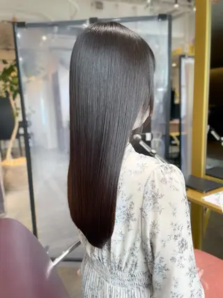 ロング 心斎橋/縮毛矯正/ 髪質改善 吉見勇亮のヘアスタイル