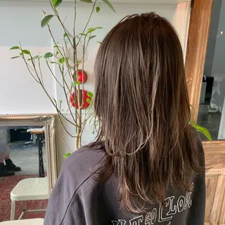 ロング カラー ヘアアレンジ 山崎 澪 レイヤーカット/大宮のヘアスタイル