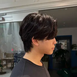 パーマ メンズ 🐋湊 ゆうき /ショートカット🫧のヘアスタイル