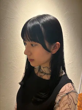 セミロング カラー ⌇🌹透明感カラー 🌹ᴍᴇɢᴜᴍɪ ⌇のヘアスタイル