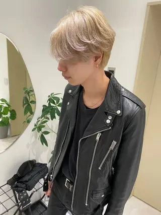 ショート men'ssalon Zina天神所属・✨髪質改善/顔周りカ ット/縮毛矯正✨三隅のヘアスタイル