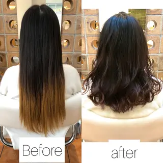 ミディアム カラー 髪質改善専門店QOLU所属・✨髪質改善専門店✨ QOLU✨のヘアスタイル