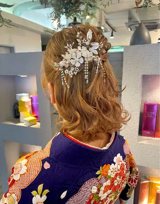 ヘアアレンジ VISAGE ba.sk 金子詩帆のヘアスタイル