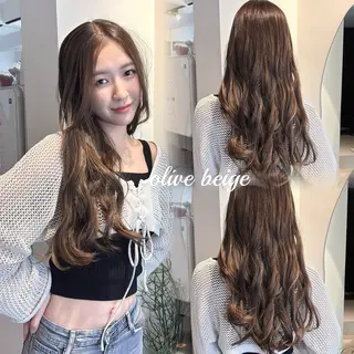 ロング 日比野 紅杏のヘアスタイル