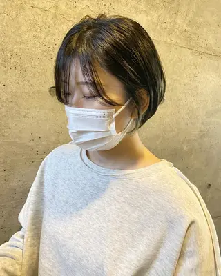 ショート カラー 後藤紗英/髪質改善 /オリーブベージュのヘアスタイル