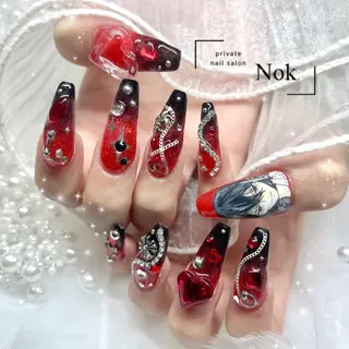 ネイル 池袋痛ネイル Nok. 渡辺のネイルデザイン