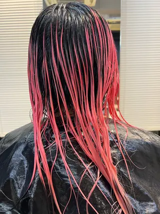 ロング カラー daiki 原宿のヘアスタイル