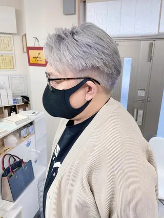 カラー メンズ ケアブリーチ /髪質 改善/古橋圭史郎のヘアスタイル