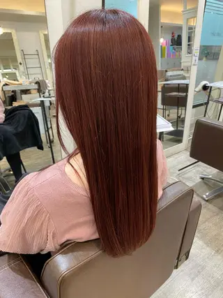 ロング カラー qulim所属・前橋 姫奈のヘアスタイル