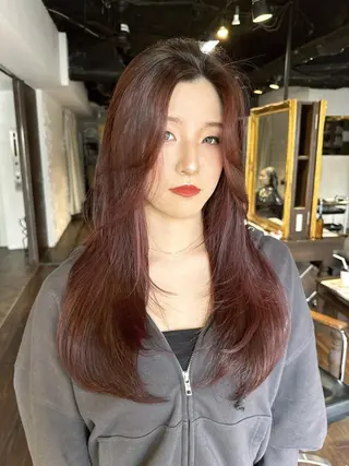 ロング ワンホンヘア ケラチン/Kaitoのヘアスタイル