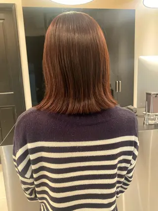 ミディアム カラー riria/ボブ /ブラウンカラー🎀のヘアスタイル