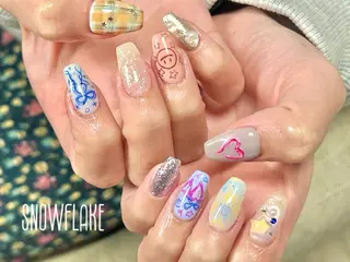 ネイル Snow flake 🫧YUKIのネイルデザイン