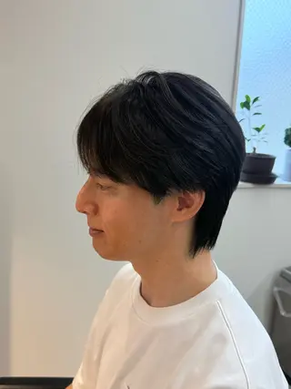 ショート パーマ メンズ 垢抜けへの近道✂️ メンズ縮毛矯正/齊藤のヘアスタイル