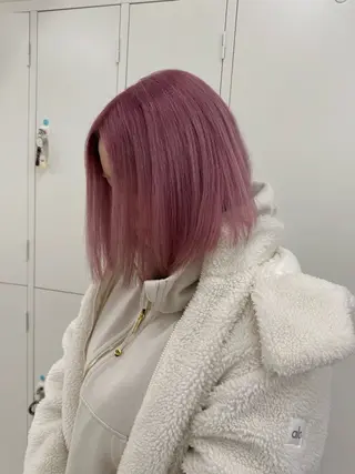 ショート カラー AITOKYO Ｓ渋谷所属・渋谷/ハイトーン/ ブリーチ/歩夢のヘアスタイル