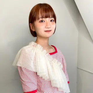 ショート カラー パーマ ヘアアレンジ 🌼memoto 東三国店🌼のマツエク・マツパデザイン